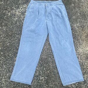 Men's Blue Casual Pants